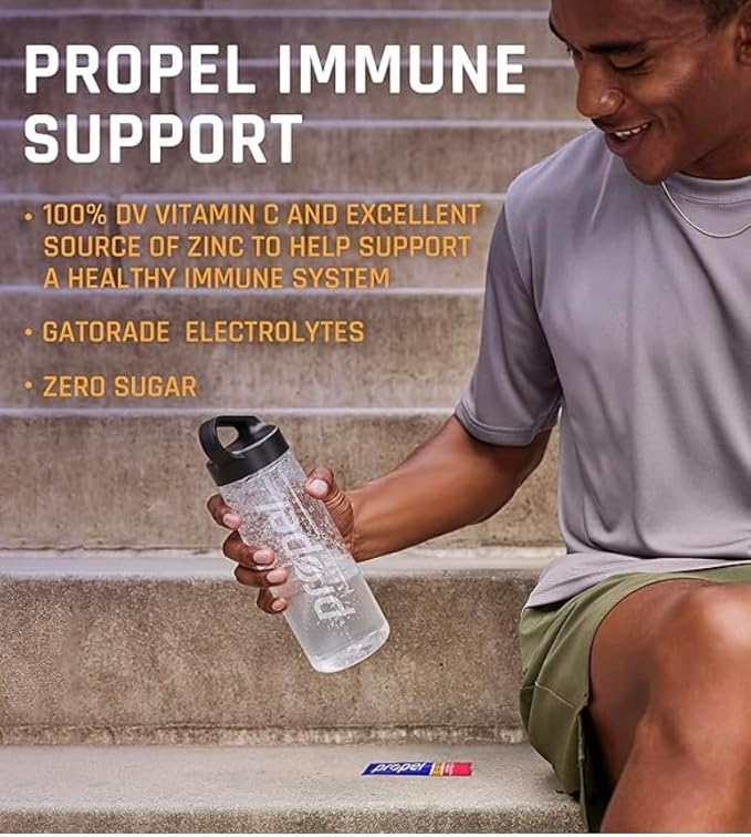 Propel Zero Sugar Electrolyte Powder Packets 10 count pack of 4 (40 Count Raspberry Lemonade) in STAW box