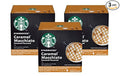 Starbucks Coffee by Nescafe Dolce Gusto Starbucks Caramel Macchiato Coffee Pods 12 capsules Pack of 3 (Packaging May Vary)