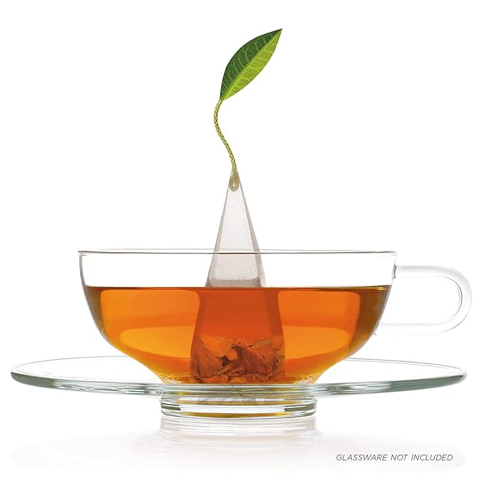 Tea Forte Citrus Mint Herbal Tea Event Box Bulk Pack of 48 Pyramid Infuser Tea Sachets for All Occasions