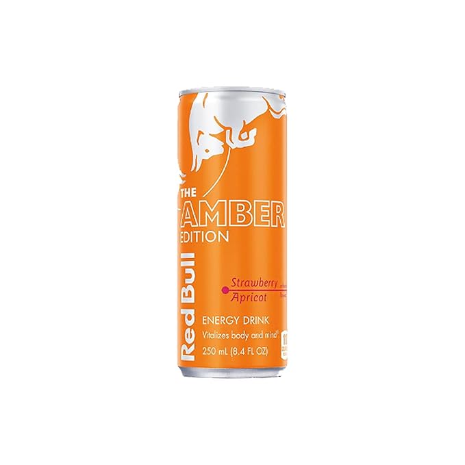 BeeQ - (Pack of 12) Red Bull Energy Drink Variety Pack - 5 Different Flavors : Original Watermelon Strawberry Apricot Juneberry Peach Nectarine -8.4 oz Cans