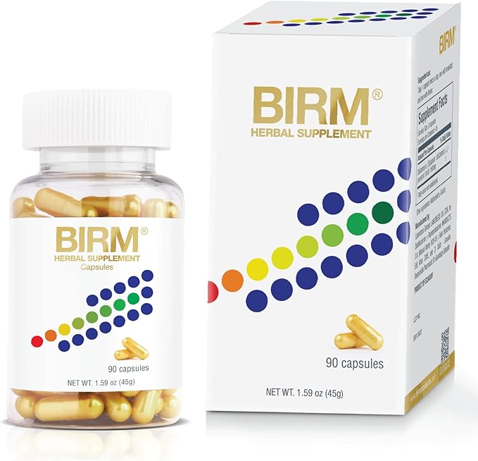 BIRM Preventive Herbal Supplement - Natural Extract Support for a Healthy Immune System - Made in Ecuador 90 Capsule Bottle (40MG)