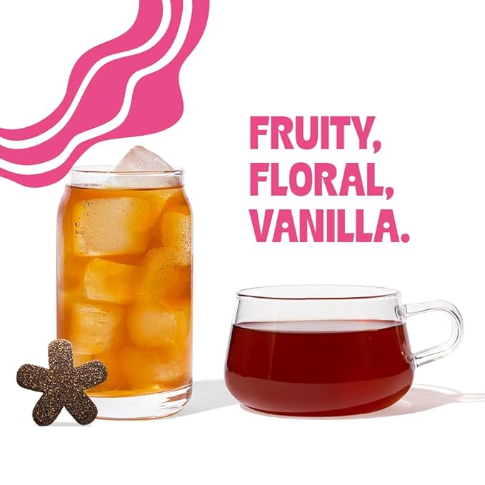 Tea Drops Rose Earl Grey Tea With Organic Rose Petals | Organic Bagless Loose Leaf | Prebiotic Nutrient Rich Caffeinated | Iced or Hot | 2 Pack - 20 Drops Total