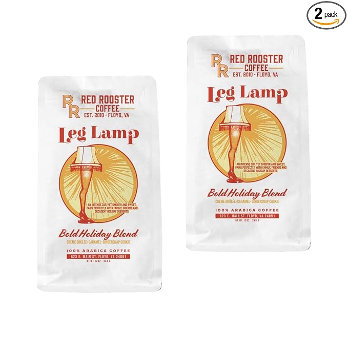 Bean Box Holiday Coffee Sampler - Leg Lamp - Holiday Bold 2-Pack Freshly Ground Coffee Gourmet Coffee