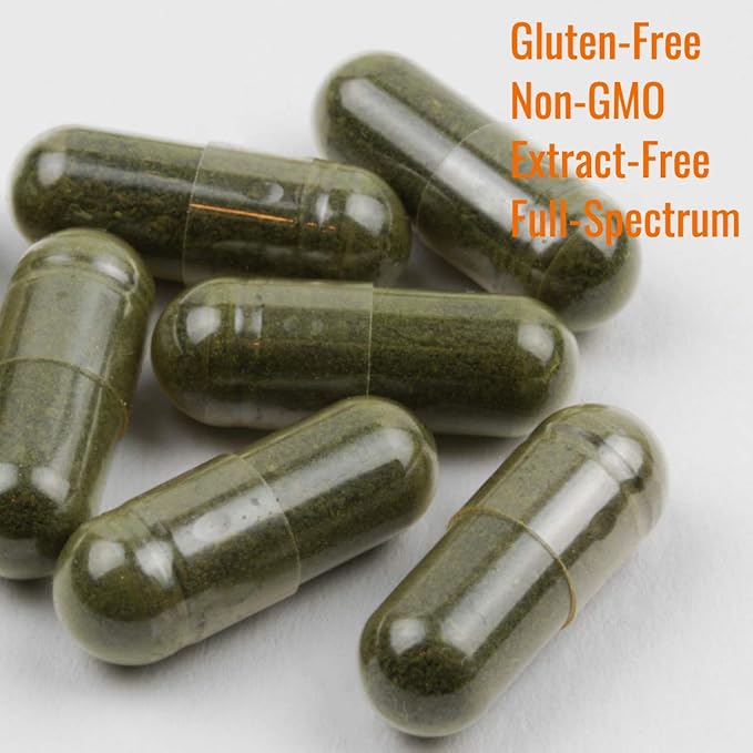 Immortalitea Gynostemma Capsules (Jiaogulan) - Whole Leaf Full Spectrum - Natural Adaptogen &amp AMPK Activator Supplement - Veggie Capsules - 100 Count 500mg