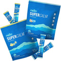 Nello Supercalm Drink Mix - Lemon Lime and Blue Coconut Ashwagandha KSM 66 Magnesium Glycinate &amp L-Theanine Supplement - Focus and Relaxation Support (2 x 20 Travel Packets)