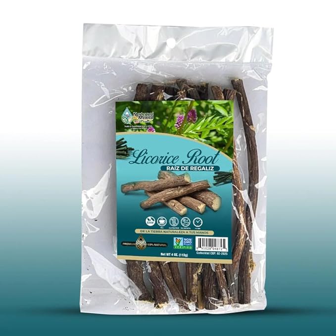 Natural De Mexico Raíz de Regaliz Herbal Tea 4 oz-123g Licorice Root