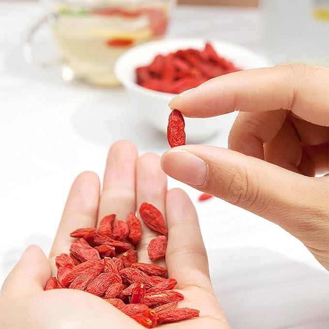 DOZO Goji Berries Premium Wolfberry |Sun-Dried Goji Berry Extra Large Great Food for Snack＆Smoothies Non-GMO No Additives 14.1oz/400g 枸杞子 红枸杞