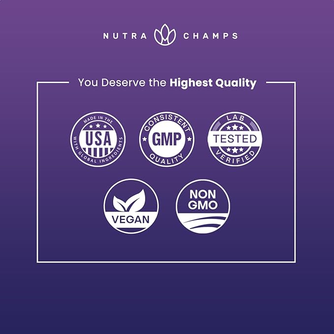 NutraChamps 10-in-1 Natural Sleep Aids for Adults - Melatonin Lemon Balm 1000mg Chamomile 400mg Valerian Root 600mg L Theanine L Tryptophan GABA Magnesium Sleep Aid