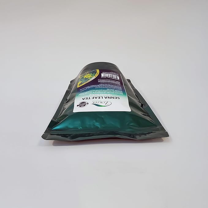 Zokiva Senna Tea - 100 Premium 2g Tea Bags for Constipation Relief and Digestive Health | 100% Natural Herbal Laxative Cleanser and Digestive Support Caffeine Free