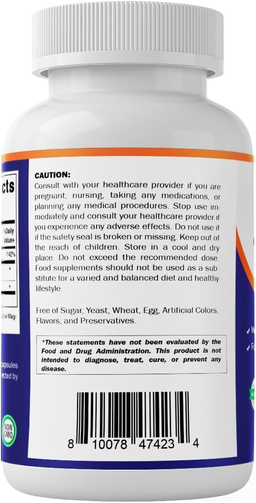 Vitamatic Ceylon Cinnamon &amp Berberine with Chromium – Plant-Based Botanical Extract – Vegetable Capsules – Non-GMO Gluten-Free – Concentrated Herbal Supplement – 240 Capsules