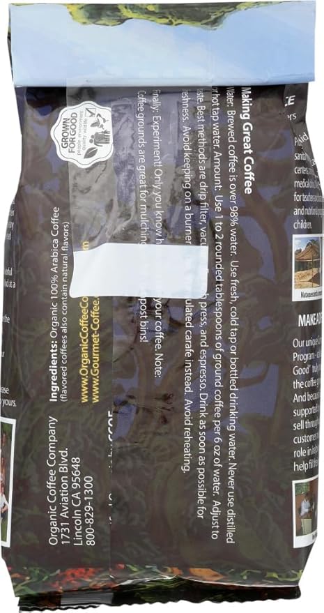 Organic Coffee Company Ground Coffee - Breakfast Blend - Case of 6-12 oz.