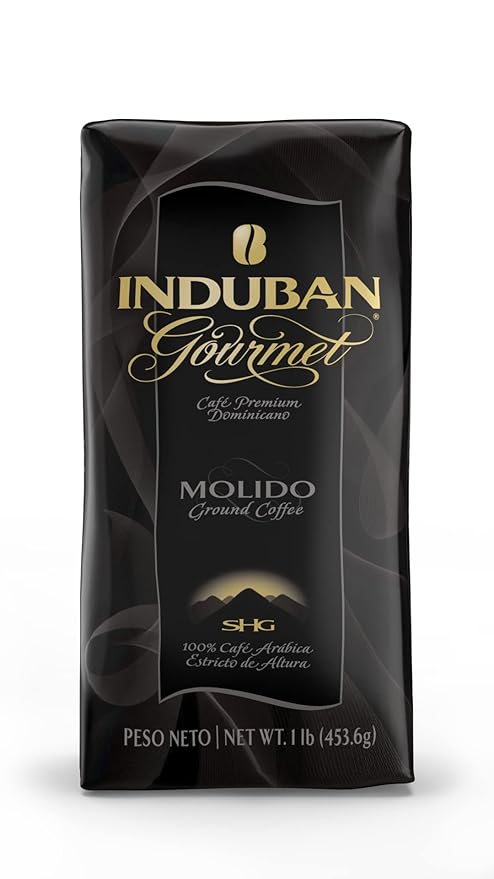Café Santo Domingo + Induban Gourmet | Ground Coffee - 16 oz Bags Bundle - Products from the Dominican Republic