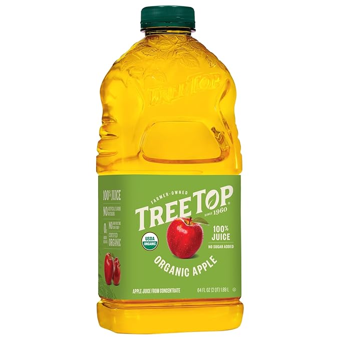 Tree Top Organic Apple Juice 64 Fl Oz (Pack of 8)