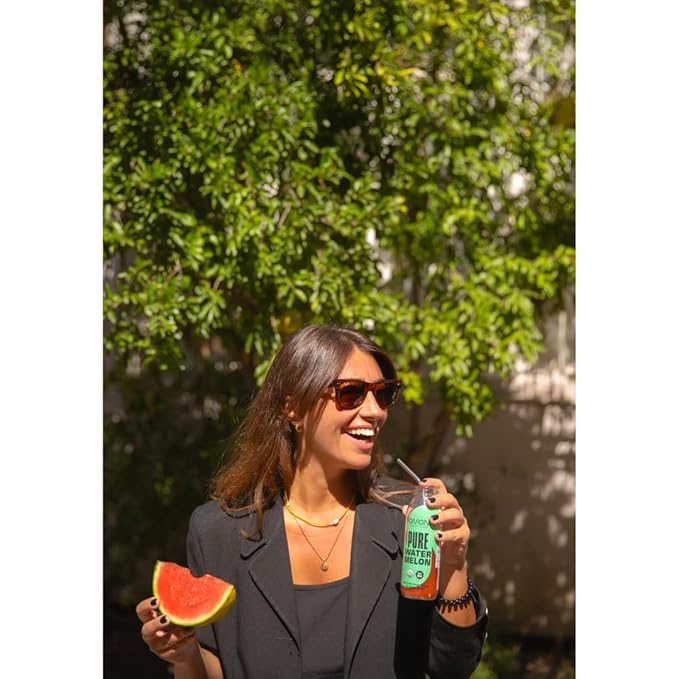 Pomona Organic Juices Pure Watermelon Juice Cold Pressed Organic Juice Non-GMO No Sugar Added Not from Concentrate Gluten Free Kosher Certified Preservative Free 8.4 Ounce (Pack of 12)