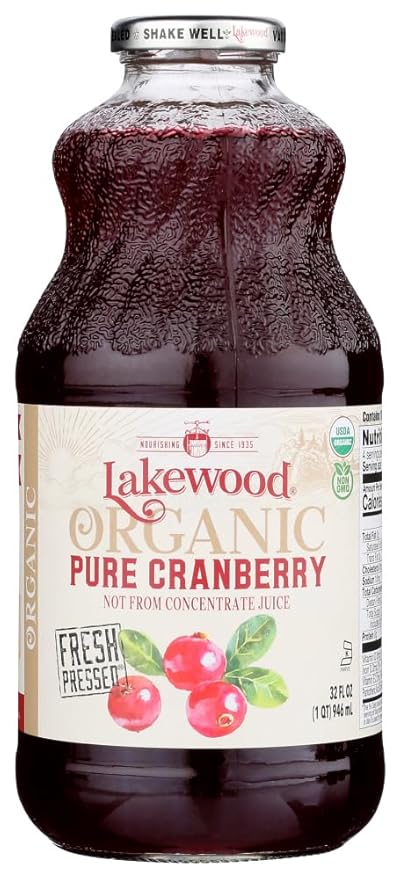 Lakewood BG15027 Lakewood Cranberry Juice - 12x32OZ