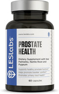 LES Labs Prostate Health – Prostate Support Urinary Tract Health Fewer Bathroom Visits &amp Improved Sleep – Saw Palmetto Pygeum Beta Sitosterol &amp Nettle Root – Non-GMO Supplement – 60 Capsul