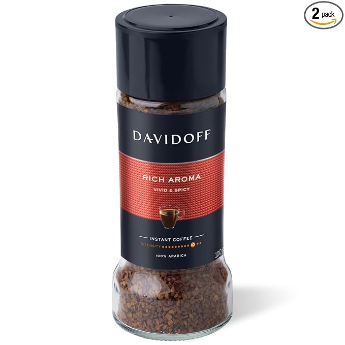 Davidoff Cafe Rich Aroma Instant Coffee 100 gram Jars (Pack of 2)