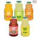 Santa Cruz Organic Lemonade Variety Pack (5-Pack) – Limeade Mango Lemonade Peach Lemonade Strawberry Lemonade &amp Classic Lemonade – USDA Organic Refreshing Fruit Drink for Any Occasion