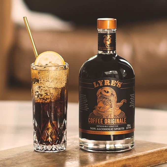 Lyre's Coffee Royale - Non-Alcoholic Set (Pack of 2) | Coffee Originale (Coffee Liqueur Style) &amp American Malt (Bourbon Style) | Award Winning | 23.7 Fl Oz