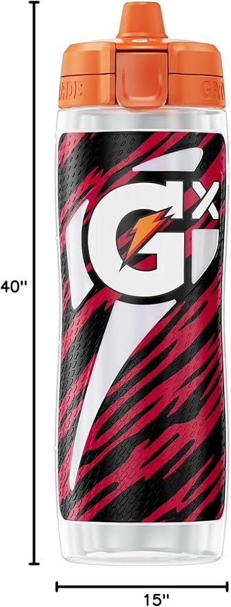 Gatorade Gx NFL Non-Slip Squeeze Bottles Gx Hydration System &amp Gx Sports Drink Concentrate Pods