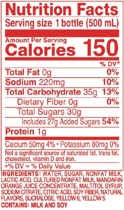 CALPICO Mandarin Orange – Smooth Creamy &amp Refreshing Non-Carbonated Beverage Sweet and Tangy Japanese Lactic Acid Drink 16.9 Fl oz (Pack of 6)