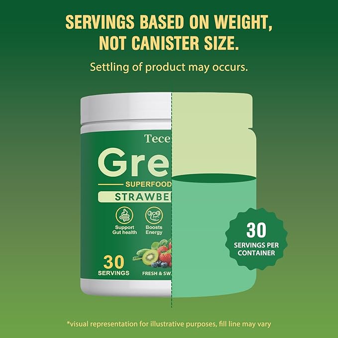 Super Greens Powder Superfood Greens Juice Drink Mix with Spirulina Chlorella Adaptogens &amp Fiber Digestive Enzymes Pre + Probiotics Supplement for Women &amp Men Bloating &amp Gut Health 3
