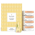 Tea Forte Ginger Lemongrass Premium Caffeine-Free Herbal Tea Blend Event Box Bulk Pack 40 Count 10 per tray Individually Wrapped Handcrafted Pyramid Infusers