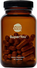 Moon Juice SuperYou Ashwagandha Supplements with Rhodiola Shatavari &amp Amla - Cortisol Reducer for Energy Mood Focus and Stress Support Vegan Non-GMO &amp 100% Traceable 60 Capsules 30 Serv