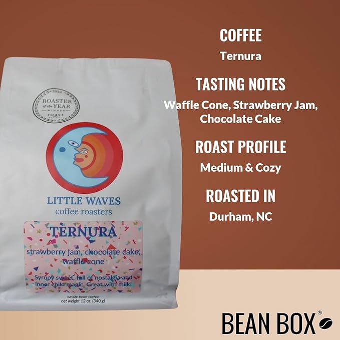 Bean Box Sampler - Roasted by Little Waves 2-Pack Whole Bean Coffee Gourmet Coffee