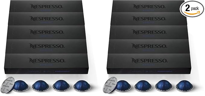Nespresso VertuoLine EspressoDiavolitto50 Count (Pack of 2)