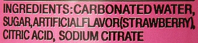 Sangaria Strawberry Soda 16.2 Ounce (Pack of 24)