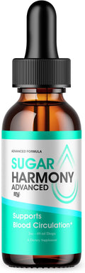 BLUE VIBE SugarHarmony Advanced Maximum Strength Overall Health &amp Wellness Supplement SugarHarmony Premium Daily Health and Overall Support Liquid Supplement Formula (1 Pack - 2oz / 60ml)