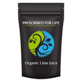 Prescribed for Life Organic Lime Powder | Natural &amp Unsweetened Spray Dried Lime Juice Powder Made from Real Limes | Vegan Gluten Free Non GMO | Reconstitute Ratio 1:2 | 1 kg