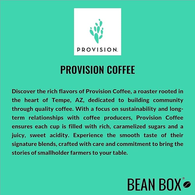Prickly Pear - Roasted by Provision Coffee - Whole Bean Coffee - 12 Ounce Bag