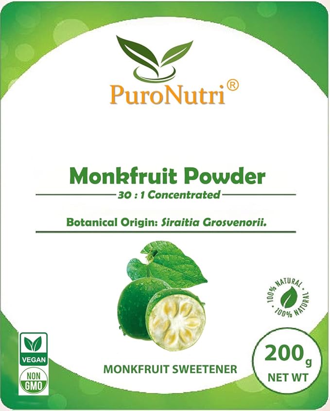 Pure Natural Monk Fruit Sweetener 30:1 Concentrated Juice Powder Spray Drying Food Grade Luohanguo Water-soluble