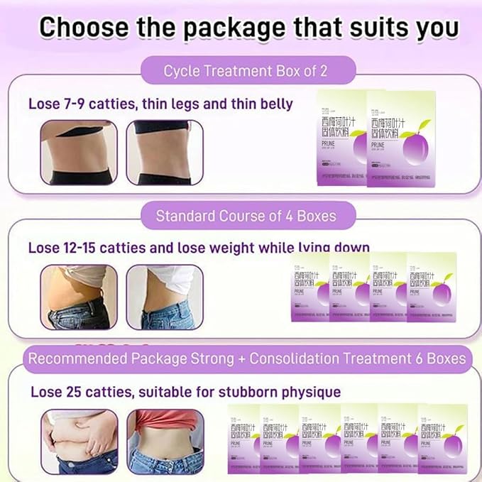 Prune Lotus Leaf Juice Prune Juice Organic Prune Lotus Leaf Juice Prune Juice for Constipation for Big Belly and Fat People (5box)