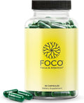 Think FOCO Capsules (13+) Natural Focus Supplement for Teens &amp Adults - Brain Nootropic for Concentration Memory Mental Clarity Cognitive Enhancement Vitamins - Attention Supplements - 60 Capsu
