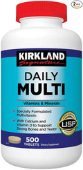 Kirkland Signature Daily Multi 500 Tablets (2 Pack)