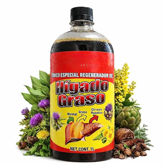 1000ML Manteniendo Tu Salud Limpiador Hígado y Vesícula Liver Support Tonic Jugo De Cardo Mariano (Milk Thistle) Diente De Leon (Dandelion) Boldo Y Alcachofa ( Artichoke) Reforzado Extract Maguey
