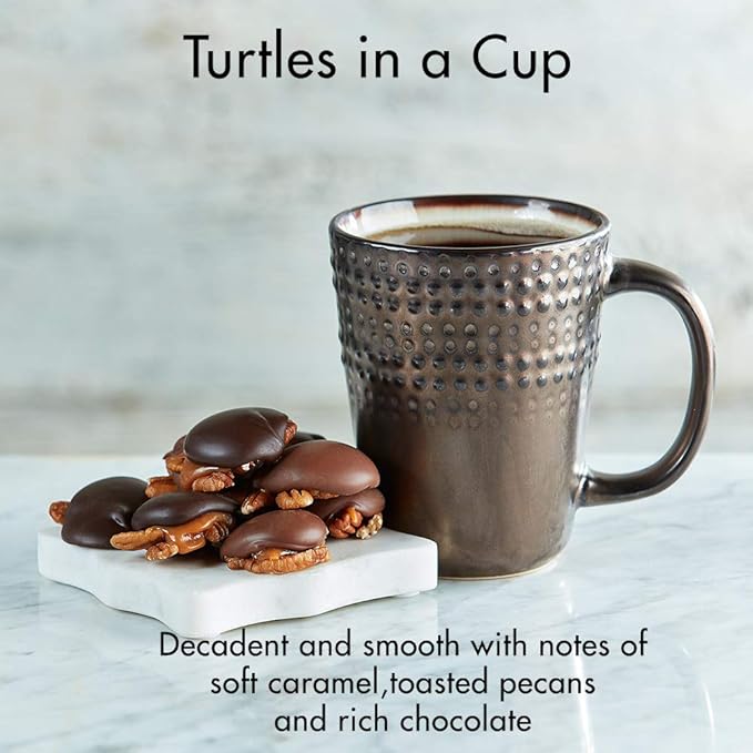 Door County Coffee - Turtles in a Cup - Toasted Pecans &amp Chocolate Flavored Coffee - Medium Roast - Ground 20 oz Bags