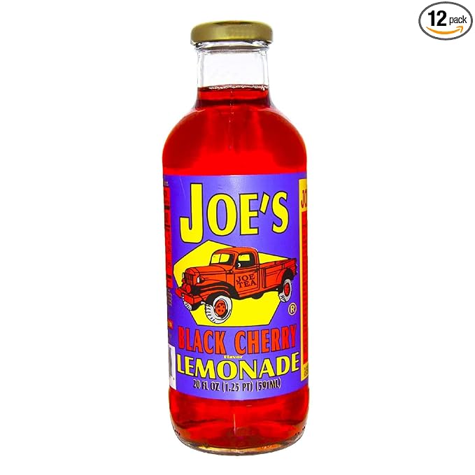 JOE TEA 20 OZ GLASS (Black Cherry Lemonade)