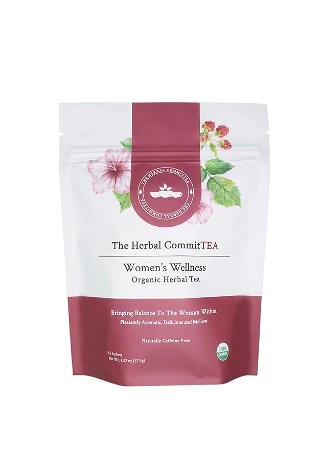 The Herbal CommitTea Women's Wellness Organic Herbal Tea