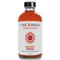 Fire Brew Premium Shrub – Spiced Apple Shrub | 16 Concentrated Servings of Organic Ingredients for Cozy Sweet Tart Flavor with Apple Cinnamon Ginger Cardamom Clove and Honey – 8oz