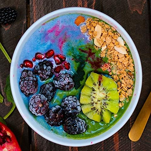 Ellie's Best Organic Blue Spirulina Powder Superfood Supplement -16oz - Odorless - Vegan Non GMO Gluten-Free Dairy-Free Brilliant Blue Food Coloring - Pure Water Extracted