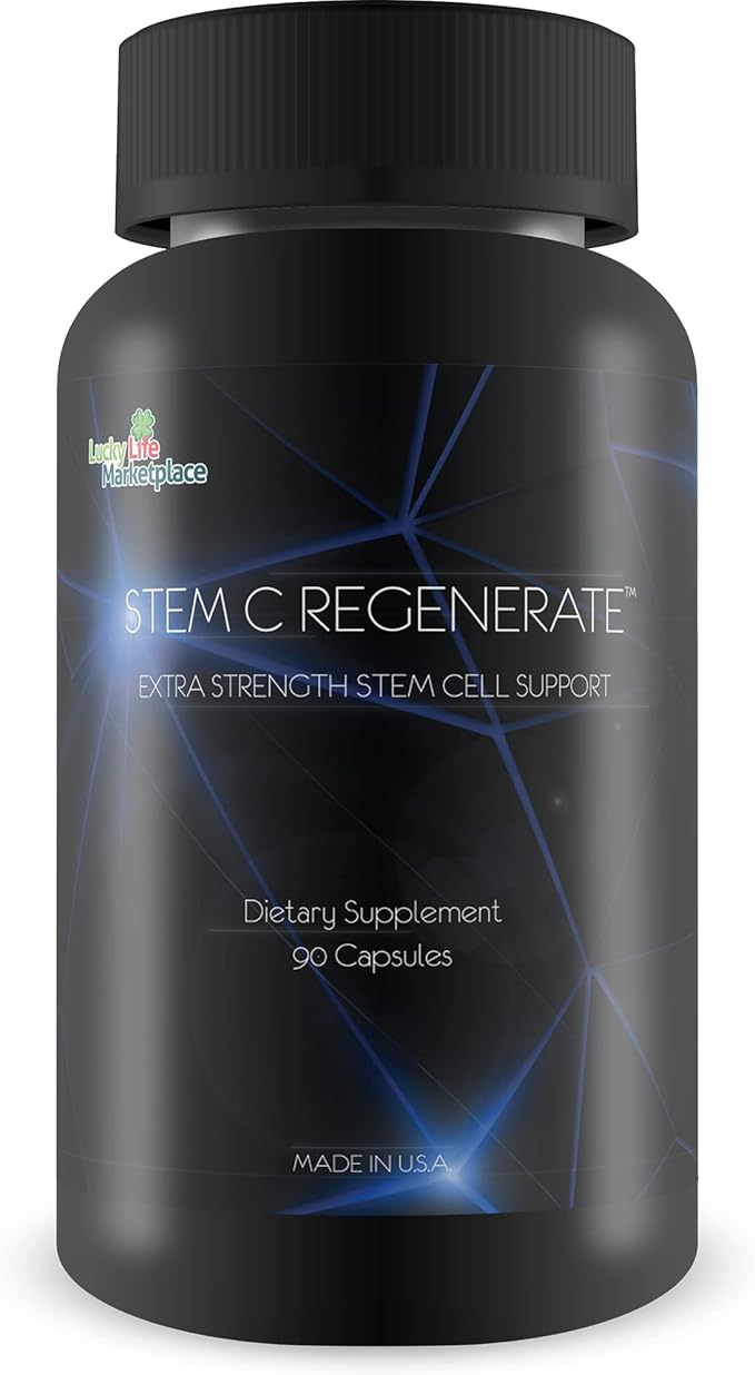 Stem C Regenerate - Natural Stem Cell Support - Help Support Boosted Natural Stem Cells Aid Reduced Oxidation and Occasional Swelling - Best Stem Cell Supplements Self Proclaimed