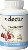Eclectic Herb - Premium Freeze Dried Cranberry Capsules | Urinary Tract Support | Cranberry Supplement for Urinary Tract Health | US-Grown Organic Non-GMO Gluten Free Vegan (120 CT | 300 mg)