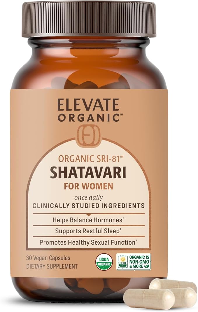 SRI-81™ Shatavari Vegan Capsules for Women Asparagus racemosus Root Extract with Acti Veda™ (30 Servings)