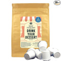Coffee Beanery Drink Your Dessert Swiss Water Process Decaf Flavored Coffee Pods (20ct) - 6 Unique Flavor coffee pods