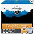 Roast Ridge Single Serve Coffee Pods for K-Cup Brewers Medium Roast Coconut Caramel 60 Count