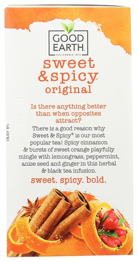 Good Earth - Good Earth Sweet and Spicy Tea - Case of 6 - 18 Bags